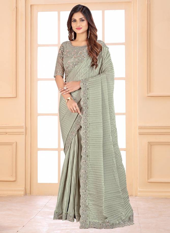 NARI FASHION New Fancy Party Wear Heavy Silk Latest Saree Collection  